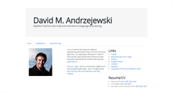 Desktop Screenshot of david-andrzejewski.com